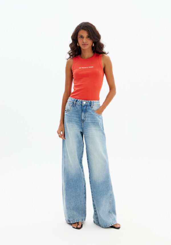 Calça Jeans Wide Leg Super High - MYF