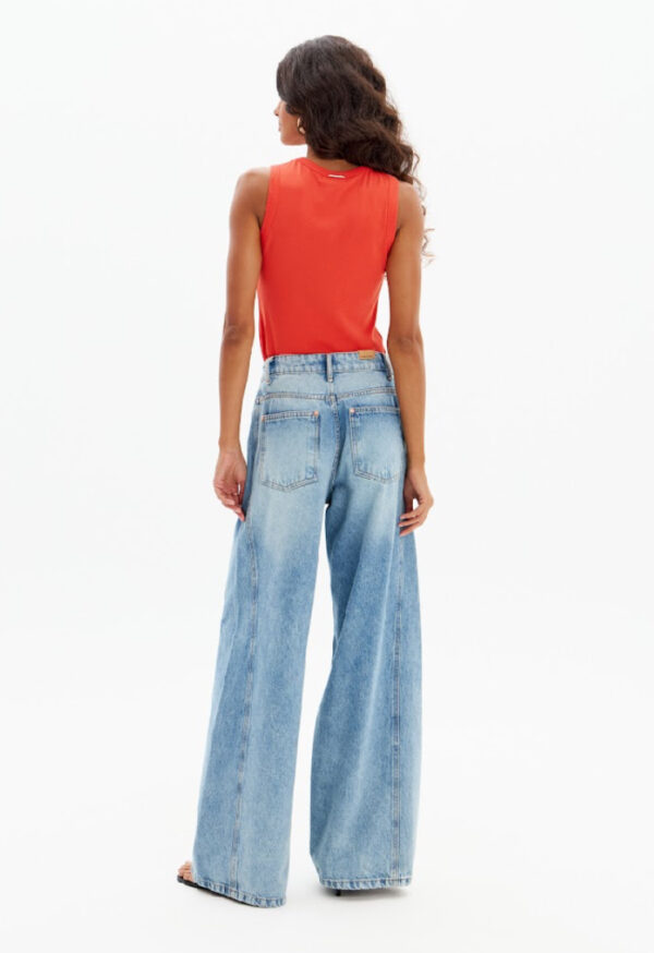 Calça Jeans Wide Leg Super High - MYF - Image 3